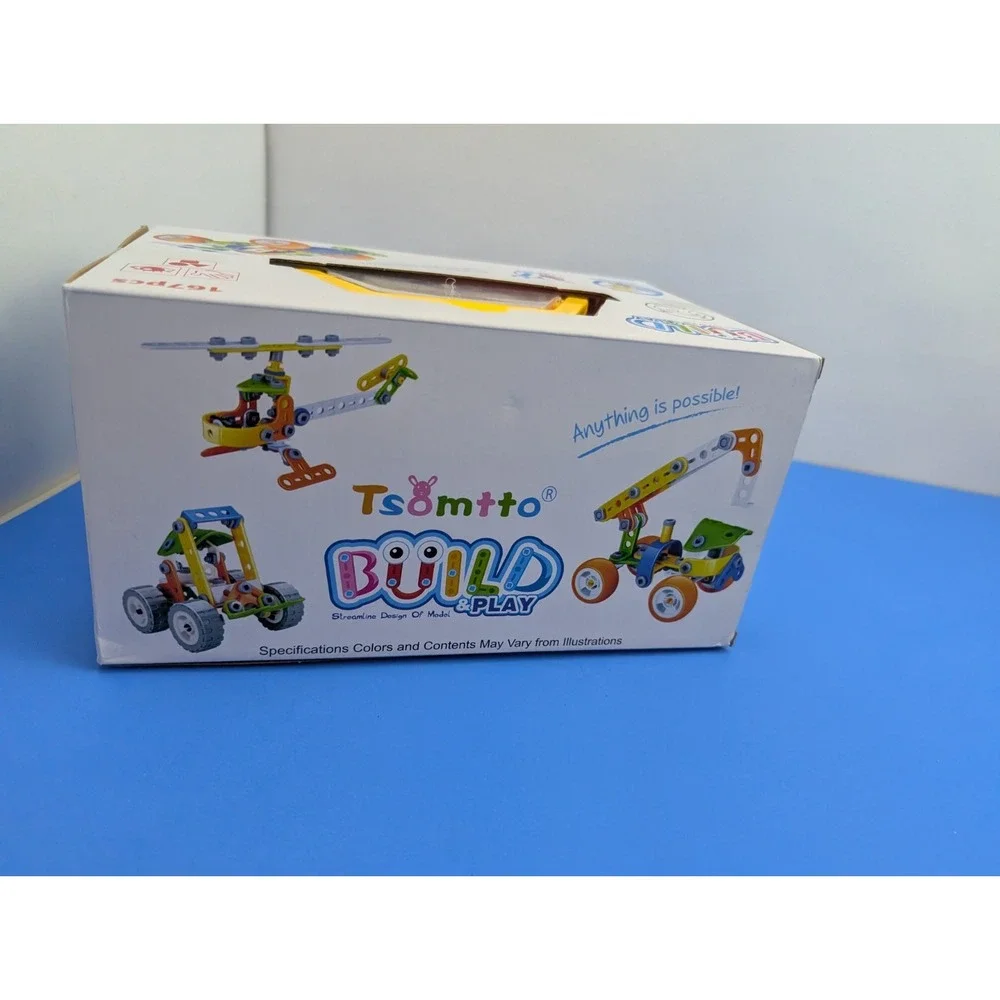 Tsomtto 167 Pc Building Block STEM Toy 10-in-1 Build & Play J-7748 NEW